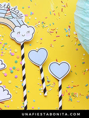 Topper para tarta unicornio mágico