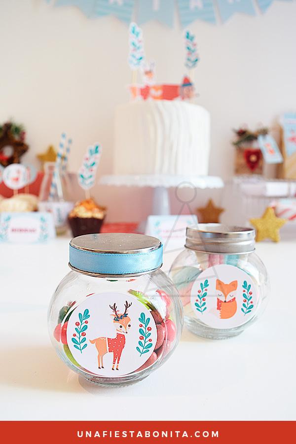 Kit imprimible para decoración de navidad