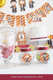 Kit imprimible para fiestas temática Harry Potter