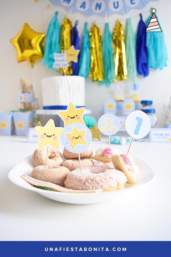 Twinkle Twinkle Little Star Kit imprimible para fiestas de cumpleaños