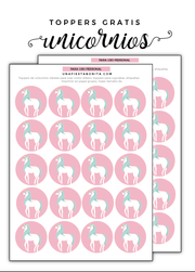 Toppers mulituso unicornio