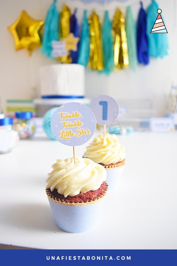 Twinkle Twinkle Little Star Kit imprimible para fiestas de cumpleaños