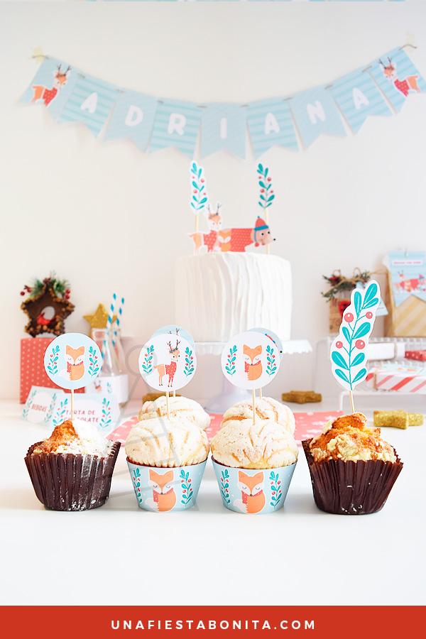 Kit imprimible para decoración de navidad